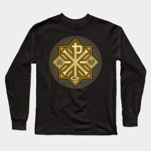 Monogram of Jesus Christ - Chrismon Long Sleeve T-Shirt